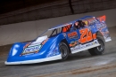 Ricky Thornton Jr. led all the way June 8 at Eldora Speedway for a $12,000 victory in the second Dream XXIX semifeature. (joshjamesartwork.com)