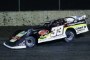 Mike Harrison heads to a $5,000 victory Sept. 23 at Tri-City Speedway in Granite City, Ill., in the MARS Championship Series finale. (joshjamesartwork.com)
