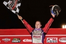 Bobby Pierce earned $23,023 for Sept. 27&#039;s Castrol FloRacing Night in America event at Tyler County Speedway in Middlebourne, W.Va. (Zach Yost)