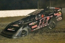 Mike Palasini Jr. rides the high side to a $5,000 victory Sept. 29 in Greenville (Miss.) Speedway&#039;s Gumbo Nationals opener. (Checkered Chic Photography)