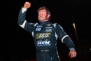 Tanner English celebrates Nov. 18 at Duck River Raceway Park in Wheel, Tenn., for his $10,000 victory in the Hunt the Front-officiated Gobbler. (Zackary Washington/Simple Moments Photography)