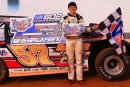 GM 602 winner Luke Cooper in victory lane. (Zack Kloosterman)