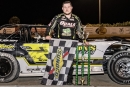 Tyler Clem led all but one lap to win Saturday's $12,000 second annual Swamp Cabbage 100 at Hendry County Speedway; Clem claimed his second 604 Crate Late Model feature victory of the season and his first at the Clewiston, Fla., oval. (Matt Butcosk)