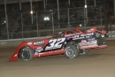 Fourth-starting Bobby Pierce of Oakwood, Ill., led the final 24 laps to win Friday&#039;s Nippy 50 opener at Maquoketa Speedway; Pierce topped the 26-car unsanctioned Super Late Model field to collect the $10,000 victory. (mikerueferphotos.photoreflect.com)