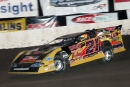 Billy Moyer of Batesville, Ark., led the entire distance to collect a $10,000 payday on the World of Outlaws Late Model Series at Haubstadt, Ind.'s Tri-State Speedway. (Mike Cavanah)