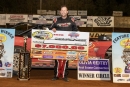 Ryan Crane of Panama City, Fla., overcame contact with multiple lapped cars to lead all 50 laps en route to his first career Southern All Star series victory. (Austin Thomason)