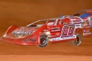 Kenny Collins heads for a $3,500 victory March 22 at Tri-County Racetrack in Brasstown, N.C., in the 602 Crate division&#039;s Brasstown Brawl. (Deango Motorsports Photography)