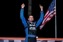 Tyler Cain won his seventh consecutive Crate Late Model feature at Brownstown (Ind.) Speedway on April 12. (Ryan Roberts)
