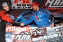 Hoosier Racing Tire debuts its revised NLMT right-rear tire April 17 at Cedar County Raceway in Tipton, Iowa, on the MARS Championship Series. (joshjamesartwork.com)