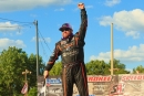 Joseph Joiner earned $10,000 May 4 for his Mike Duvall Memorial victory for Super Late Models at Cherokee Speedway in Gaffney, S.C. (zskphotography.com)