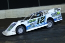 Ashton Winger led all 30 laps May 23 at Tri-City Speedway in Granite City, Ill., for his first MARS Championship Series victory. (joshjamesartwork.com)