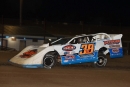 Dhylan Thornton led all 30 laps May 24 at Maquoketa (Iowa) Speedway for a $3,000 Malvern Bank East Super Late Model Series victory. (mikerueferphotos.photoreflect.com)