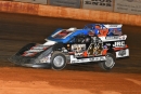 John Ownbey (44) overtakes Drew Kennedy (k37) en route to his $5,000 Jail Breaker Topless Outlaw Series victory at Smoky Mountain Speedway in Maryville, Tenn. (mrmracing.net)