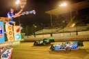Mason Zeigler (25z) topped Gregg Satterlee (22) for Juen 13&#039;s Selinsgrove Ford Appalachian Mountain Speedweek victory at Bedford (Pa.) Speedway. (Jason Walls/wrtspeedwerx.com)