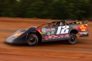Scott Crigler on June 13 at Monett (Mo.) Speedway, where he won his third straight feature on the first-year ULRA circuit. (Joshua Sharpley)