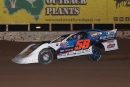 Garrett Alberson on his way to victory in Jan. 17's 40-lap Rio Grande Waste Services Wild West Shootout feature at Central Arizona Raceway in Casa Grande, Ariz. (mikerueferphotos.photoreflect.com)