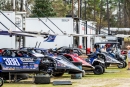 The Late Model pit area Thursday at All-Tech Raceway in Ellisville, Fla., where the Lucas Oil Late Model Dirt Series opens its season. (heathlawsonphotos.com)