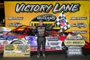 Bobby Pierce in victory lane after winning March 28's WoO-sanctioned Billy Clanton Classic at Senoia (Ga.) Raceway. (Kevin Ritchie)