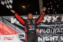 Brandon Sheppard led all 50 laps of the Illinois Speedweek opener and season's first FloRacing Night in America race May 6 at Spoon River Speedway in Banner, Ill. (mikerueferphotos.photoreflect.com)