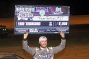 Trever Feathers earned $5,000 for his first Selinsgrove Ford Appalachian Mountain Speedweek victory June 5 at Clinton County Speedway in Mill Hall, Pa. (Barry Lenhart)