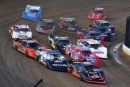 The first heat takes the green flag during June 6's Dream XXXII finale at Eldora Speedway in Rossburg, Ohio. (joshjamesartwork.com)