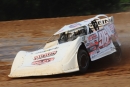 Series points leader Tanner English set fast time July 10 on the DIRTcar Summer Nationals at Crystal (Mich.) Motor Speedway. (Jim DenHamer)
