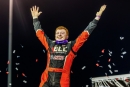 Home-track driver Dillon McCowan won his first Lucas Oil Late Model Dirt Series victory July 10 at Lucas Oil Speedway in Wheatland, Mo. (heathlawsonphotos.com)