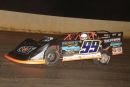 Kyle Hardy led all the way July 25 at Winchester (Va.) Speedway for a $6,000 Junior Boone Memorial victory. (Clifford Dove)