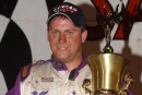 Shannon Babb earned $20,000 for his victory in the 15th annual Dixie Shootout at Dixie Speedway in Woodstock, Ga., on Oct. 9, 2014. (Brian McLeod)