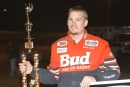 WDRL rookie Brady Smith won April 17, 2004, at Freeport (Ill.) Speedway, earning $5,000 in the Hooker Harness-A&B Design 40. (Brian McLeod)