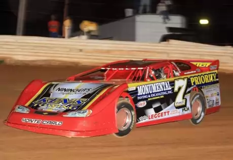 Gary Stuhler blazes to his track record. (Clifford Dove)