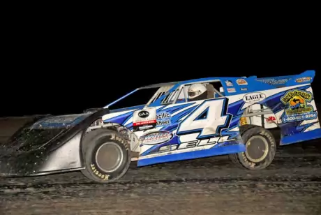 Brady Sell heads for victory at Madras. (Steve Reeck)