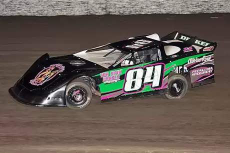 Jeff Decker scored his first Western Allstars victory Saturday night at Antioch Speedway. (raceimages.net)