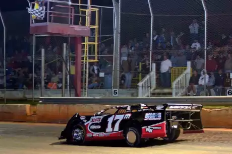 Dale McDowell claimed a $3,000 victory at Boyd's Speedway. (photobyconnie.com)