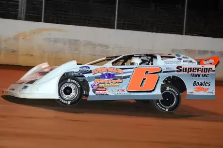 Jamie Lathroum cruises toward victory at Hagerstown. (Jason Shank)