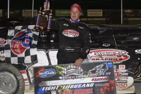 Darrell Lanigan scored an $8,000 victory last February in Ocala, Fla. (Butch Crawford)