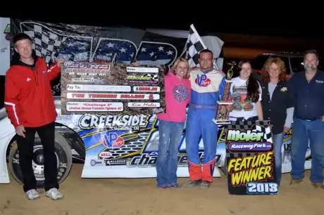 Duane Chamberlain won May 24's ADRA race at Moler. (sraracingphotos.com)