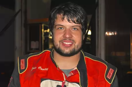 Eric Cooley will lead Saturday's Cotton Pickin' 100 to the green. (DirtonDirt.com)