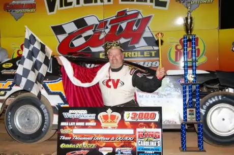 Ricky Weeks was crowned at Carolina Speedway. (Randy Houser)