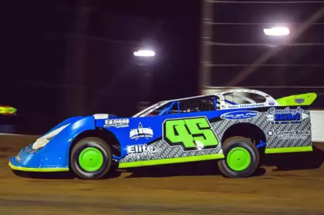 Aaron Poe won his first feature June 10. (Kenny Shaw)