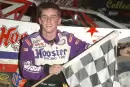 A young Justin Allgaier earned his second win of the 2003 season at I-55 Raceway in Pevely, Mo., on July 30. He was 17. (DirtonDirt.com)